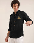 Skyline Voyage Premium Embroidered  Shirt