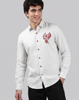 Crimson Phoenix Premium Embroidery  Shirt