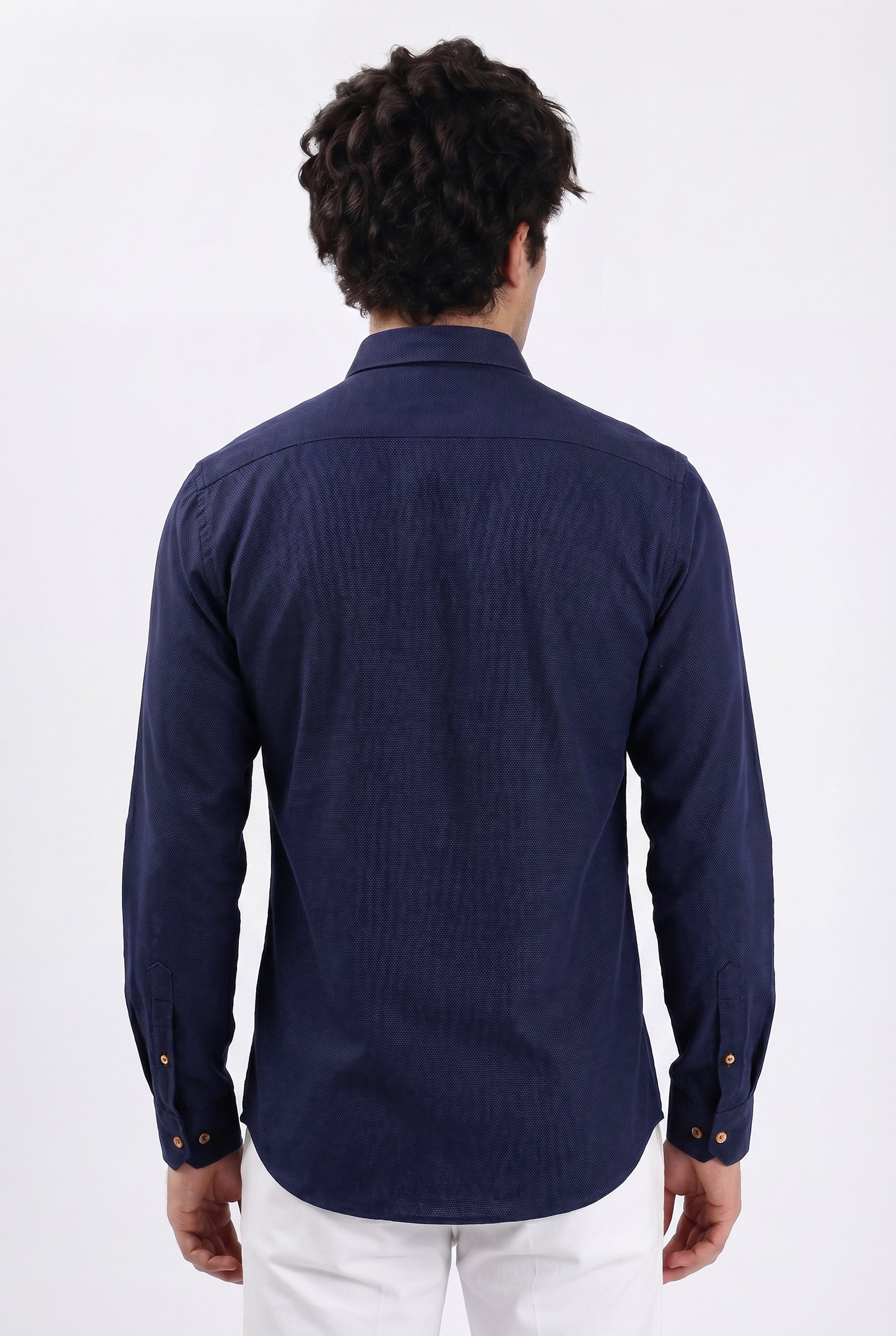 Azure Wings Premium Embroidered  Shirt