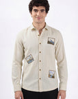 Wanderlust Sketch Premium  Embroidered Shirt