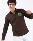 Lotus Aura Premium Embroidery   Shirt