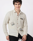 Wanderlust Sketch Premium  Embroidered Shirt