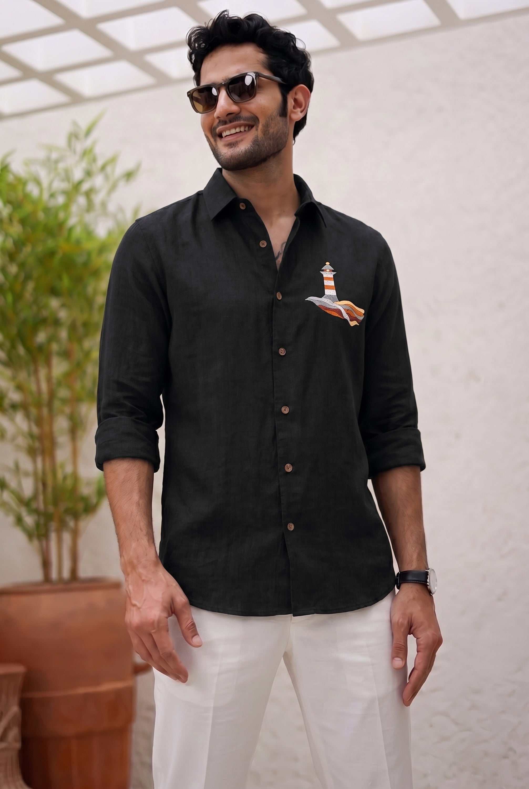 Coastal Beacon Premium Embroidery  Shirt