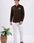 Lotus Aura Premium Embroidery   Shirt