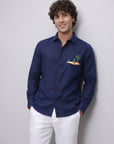 Desert Cactus Premium Navy  Shirt