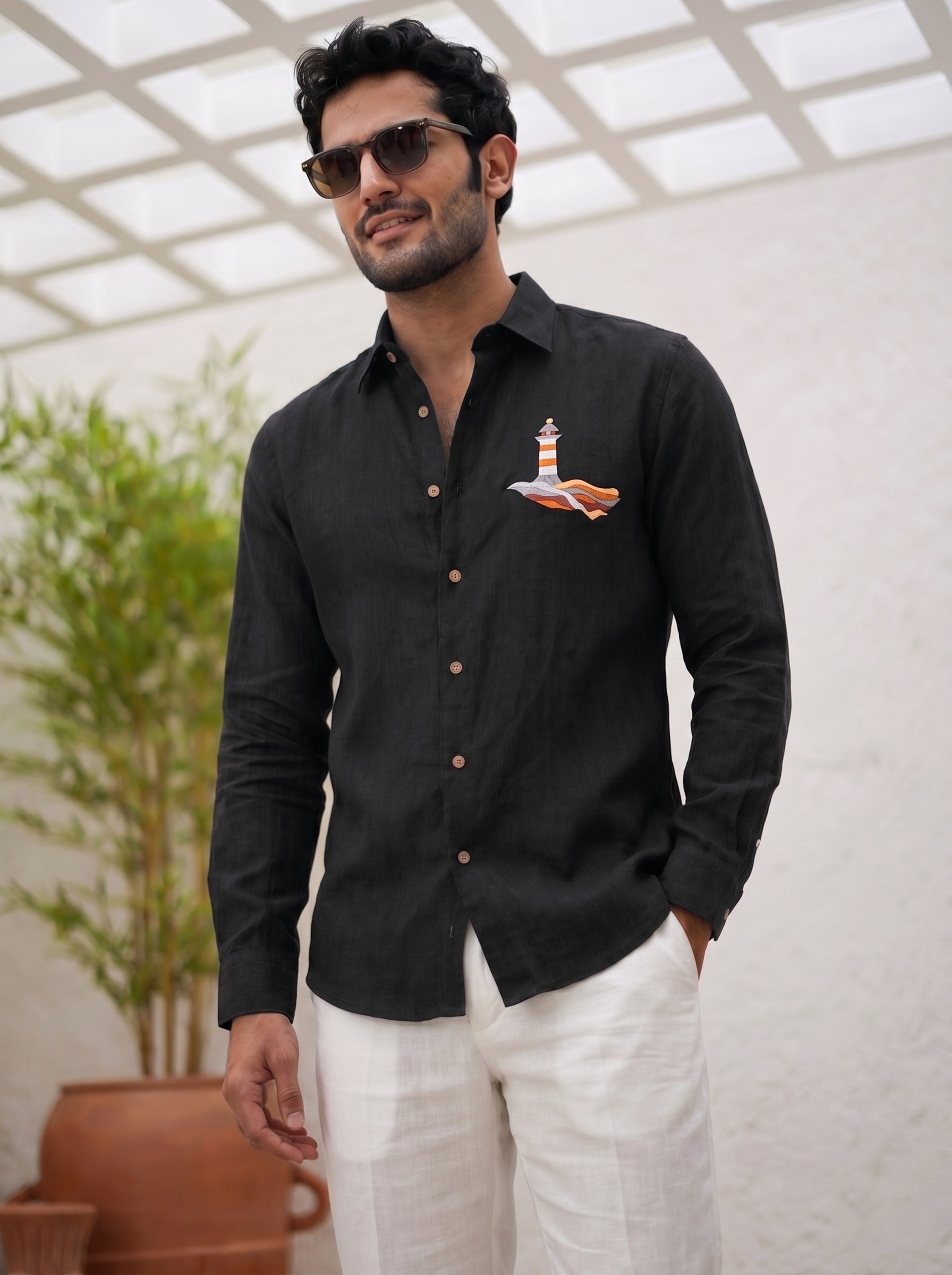 Coastal Beacon Premium Embroidery  Shirt