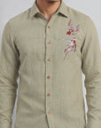 Sky Wings Premium Embroidered Shirt