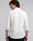 Coffee & Chill Premium Embroidered   Linen Shirt