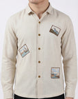 Wanderlust Sketch Premium  Embroidered Shirt