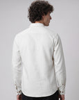 Alpine Sunset Premium White  Embroidered Shirt