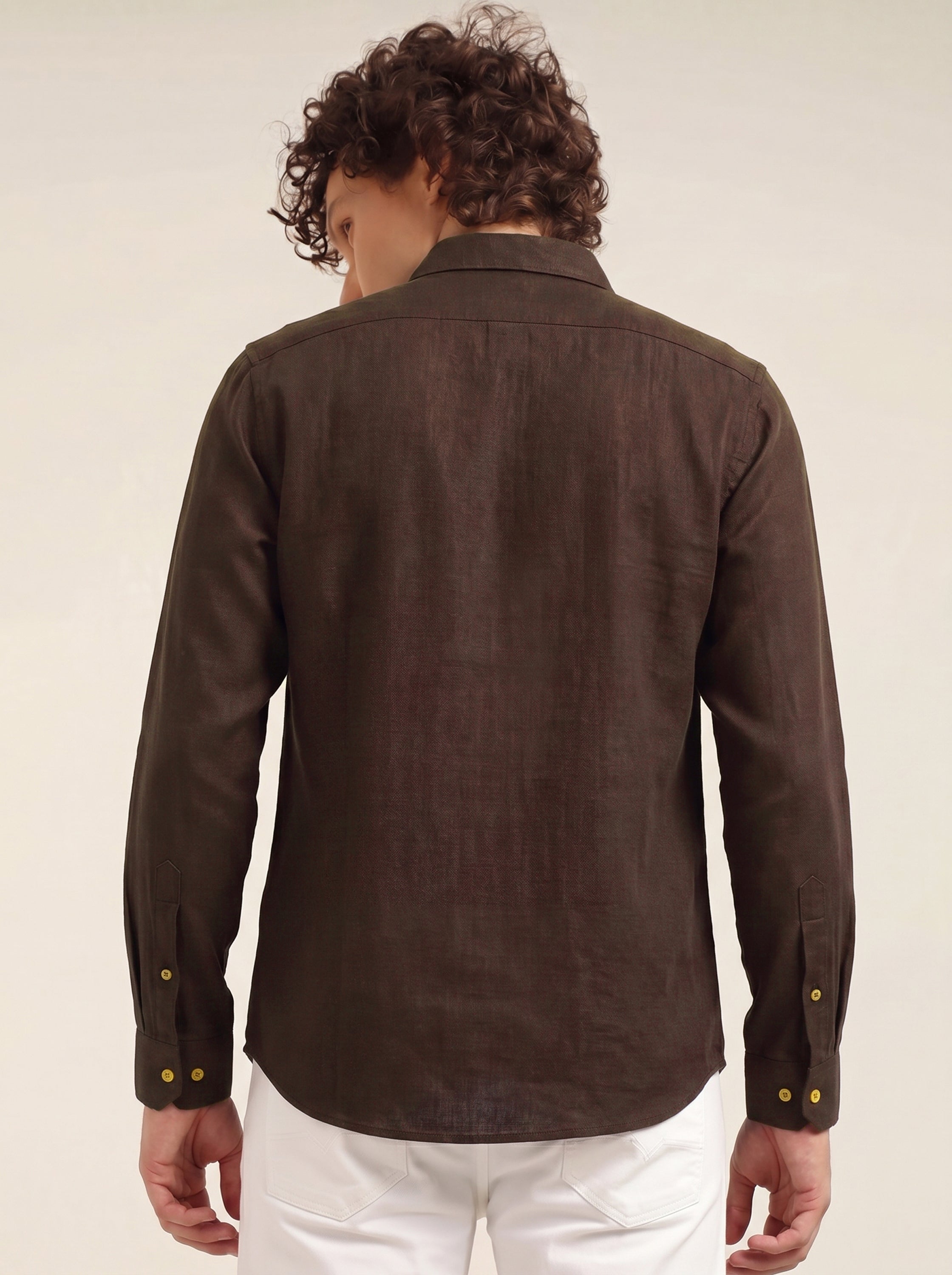 Sunset Palm Premium  Embroidery  Shirt
