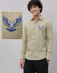 Sky Eagle Premium Embroidery  Shirt