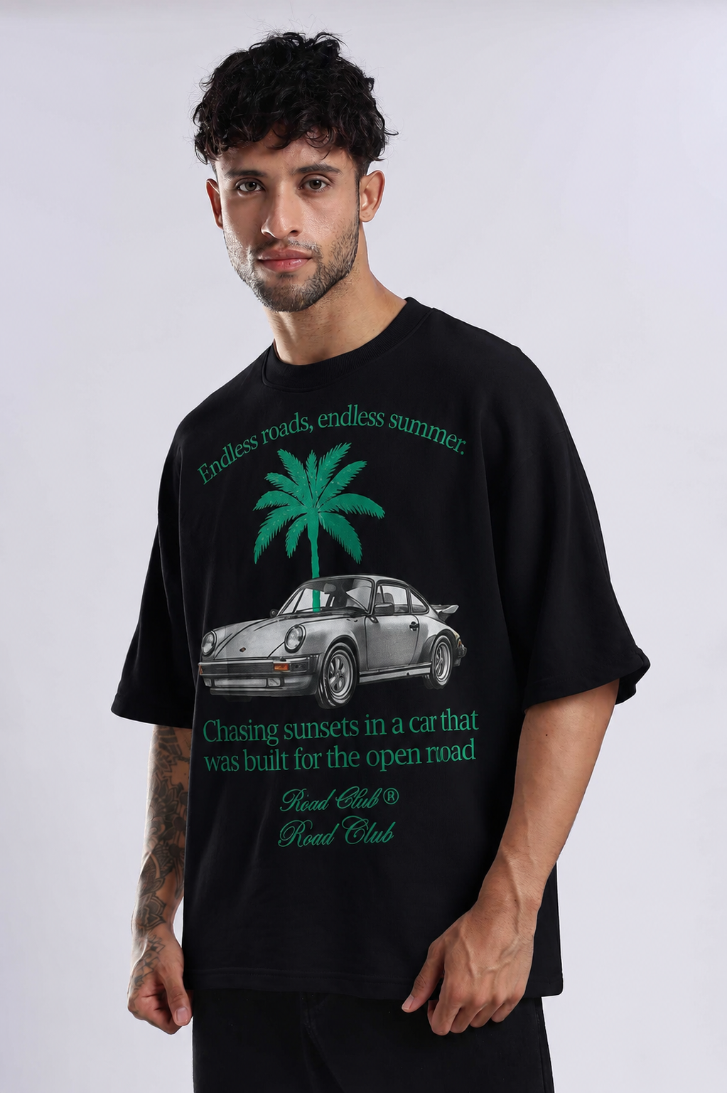 220 GSM Premium Cotton T-Shirt  black