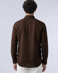 Royal Stag Premium Coffee Brown  Embroidered Shirt