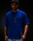 220 GSM Premium Cotton T-Shirt  blue