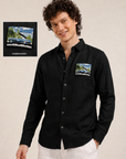 Midnight Drive Premium  Embroidered Shirt