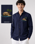 Island Retreat Premium Embroidery   Shirt