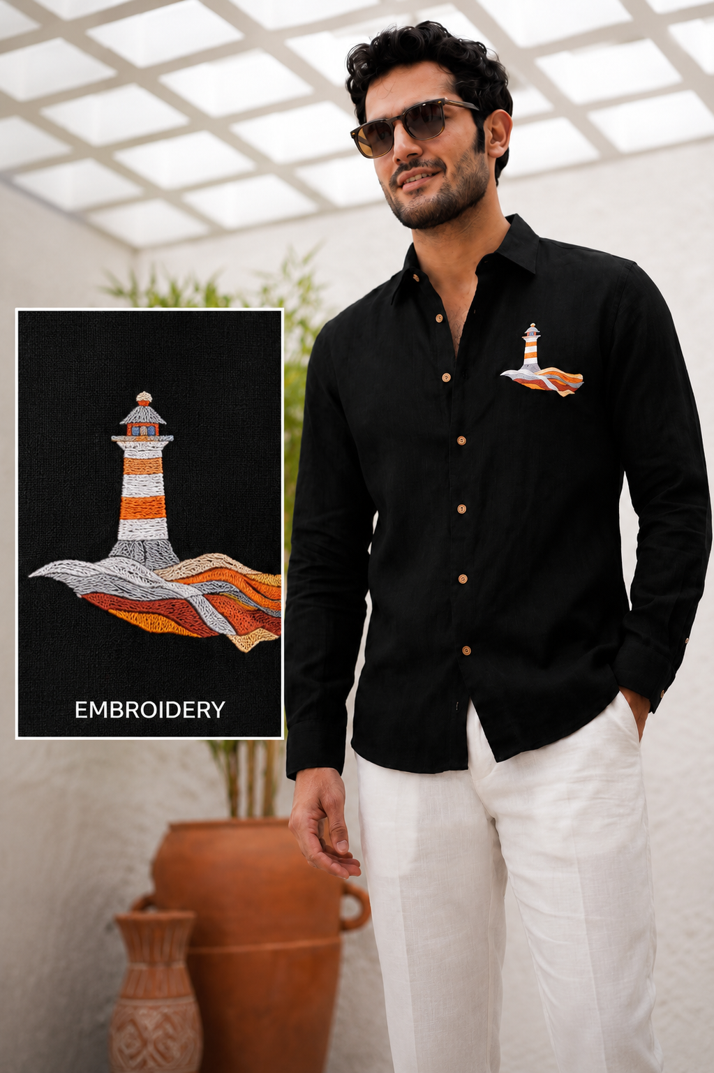 Lighthouse Full Sleeve Casual Shirt