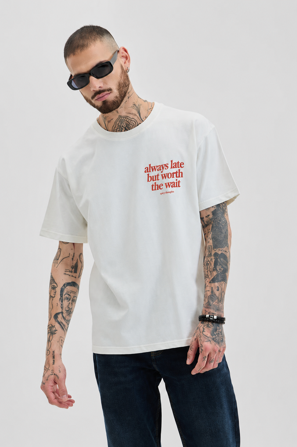 220 GSM Premium Cotton T-Shirt  white