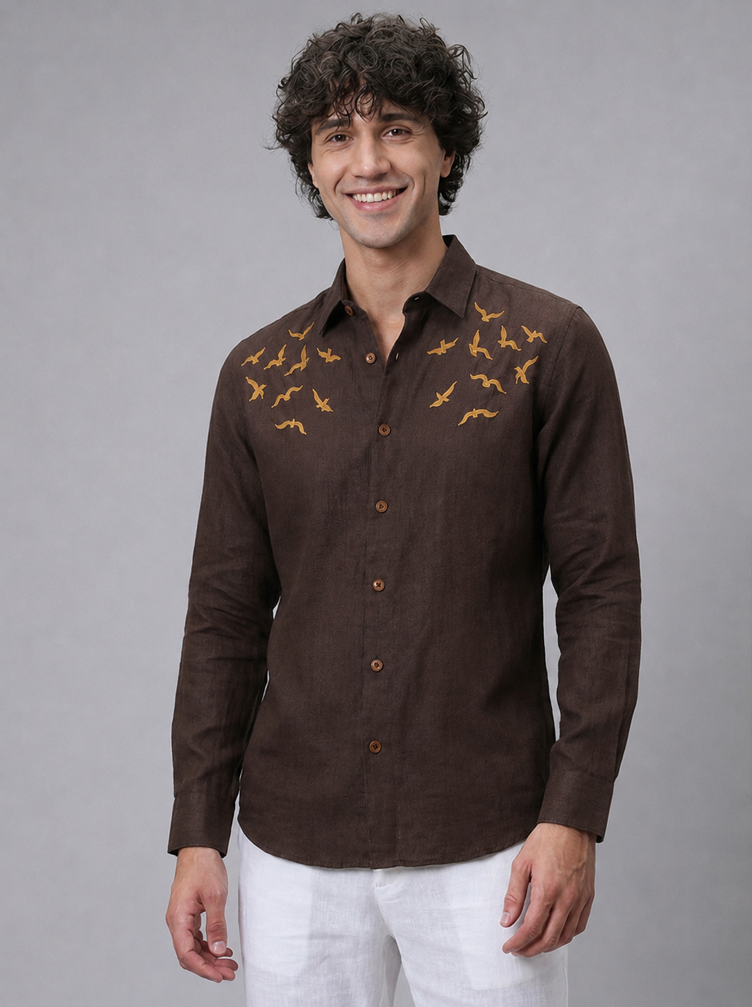 Flying Birds Full Sleeve Casual Shirt
