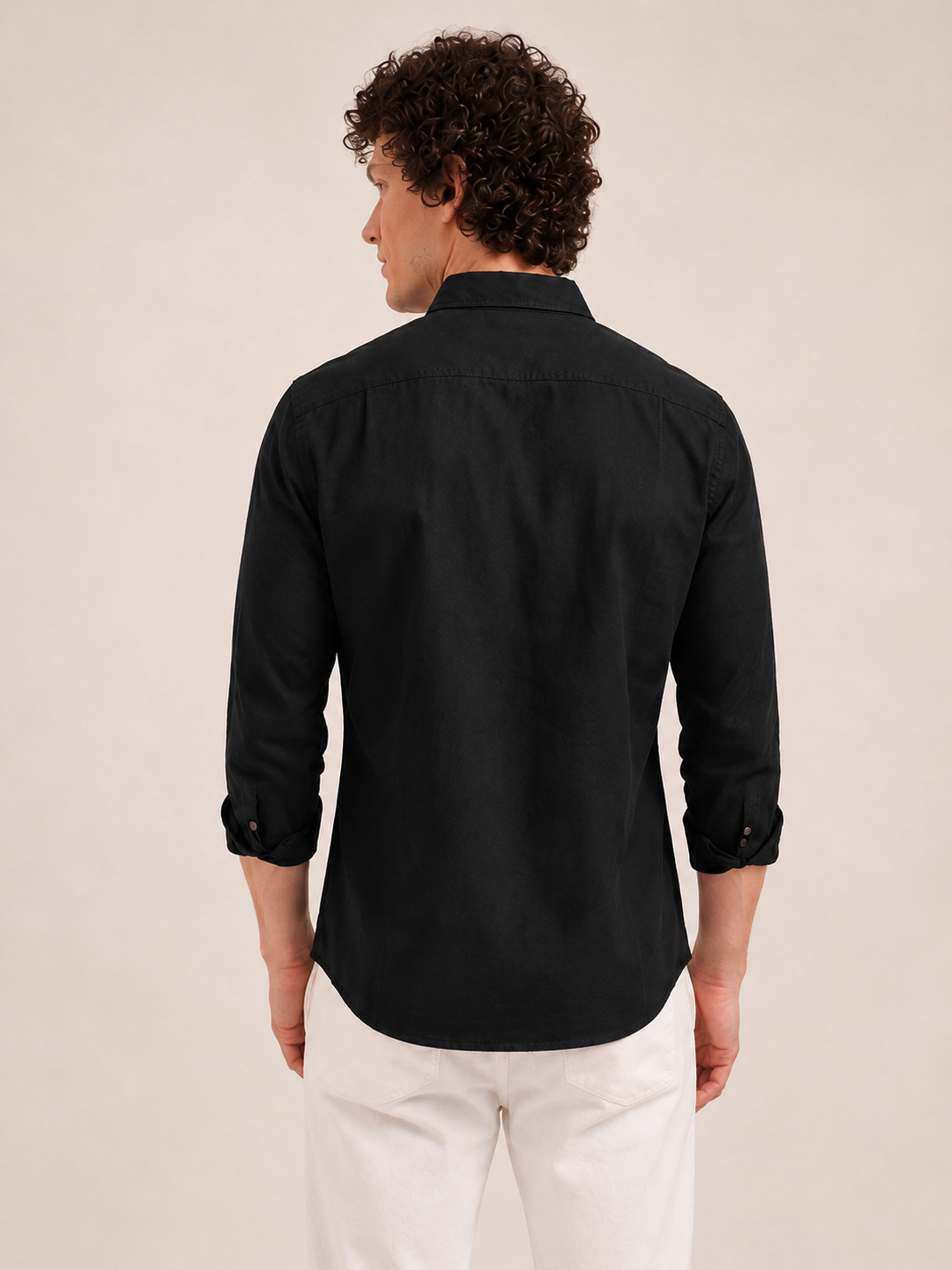 Midnight Voyage Embroidered Cotton Shirt