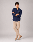 Bubble Brew Embroidered Cotton Shirt