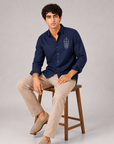 Bubble Brew Embroidered Cotton Shirt