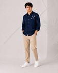 Sky Wanderer Embroidered Cotton Shirt