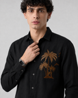 Tropical Palm Tree Full Sleeve Casual Shirt