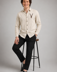Deer Head Full Sleeve Casual Shirt