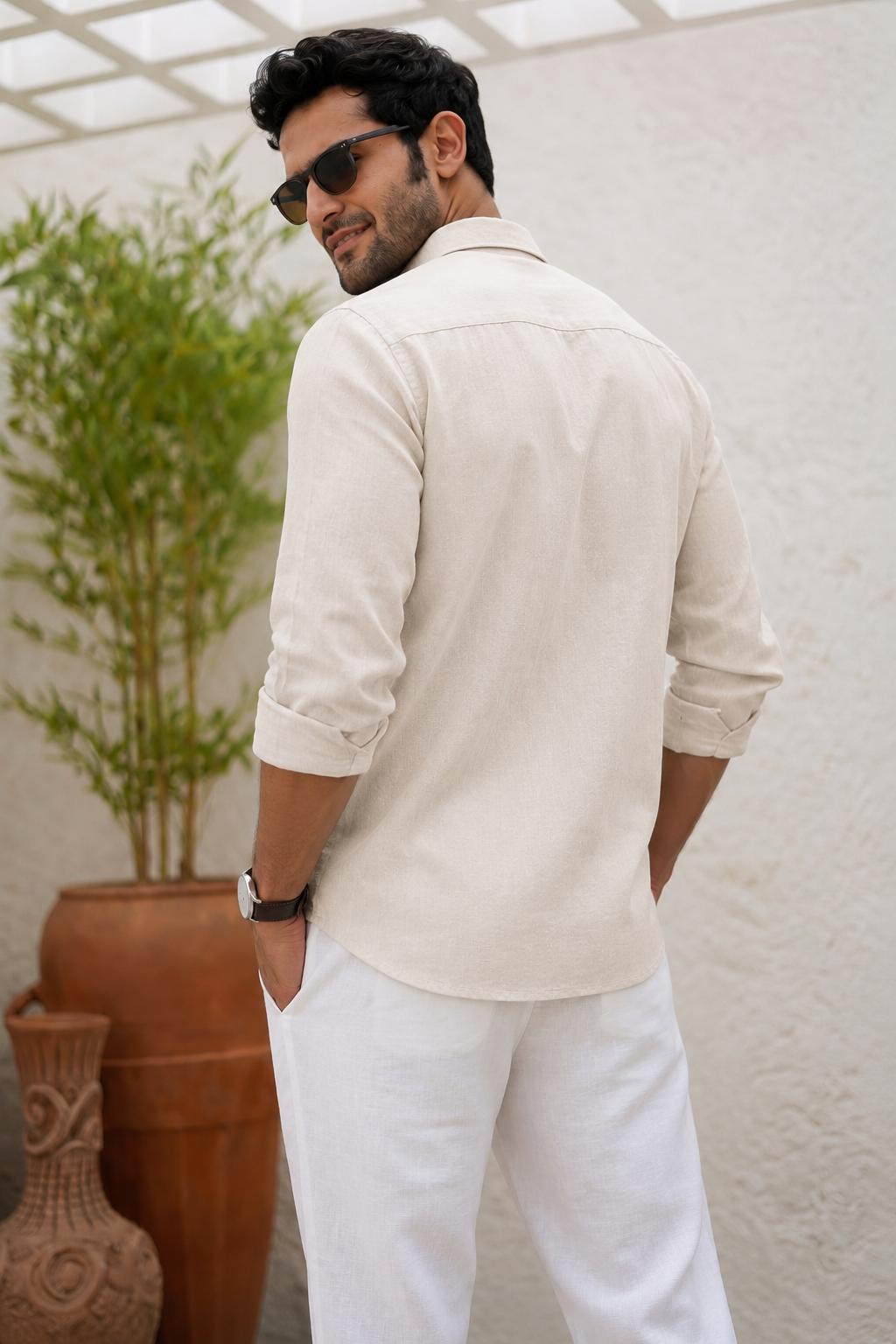 Desert Cactus Full Sleeve Casual Shirt