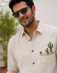 Desert Cactus Full Sleeve Casual Shirt