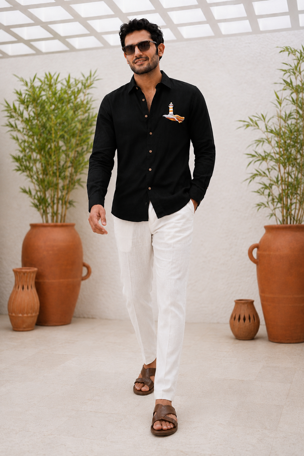 Lighthouse Full Sleeve Casual Shirt