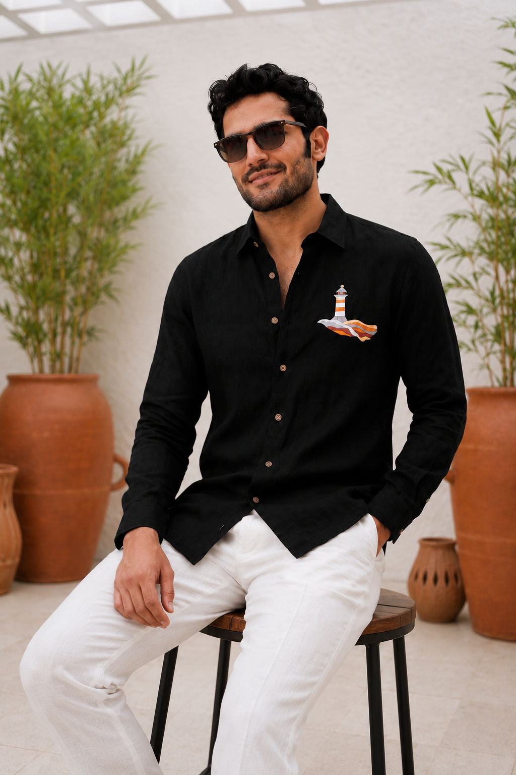 Lighthouse Full Sleeve Casual Shirt