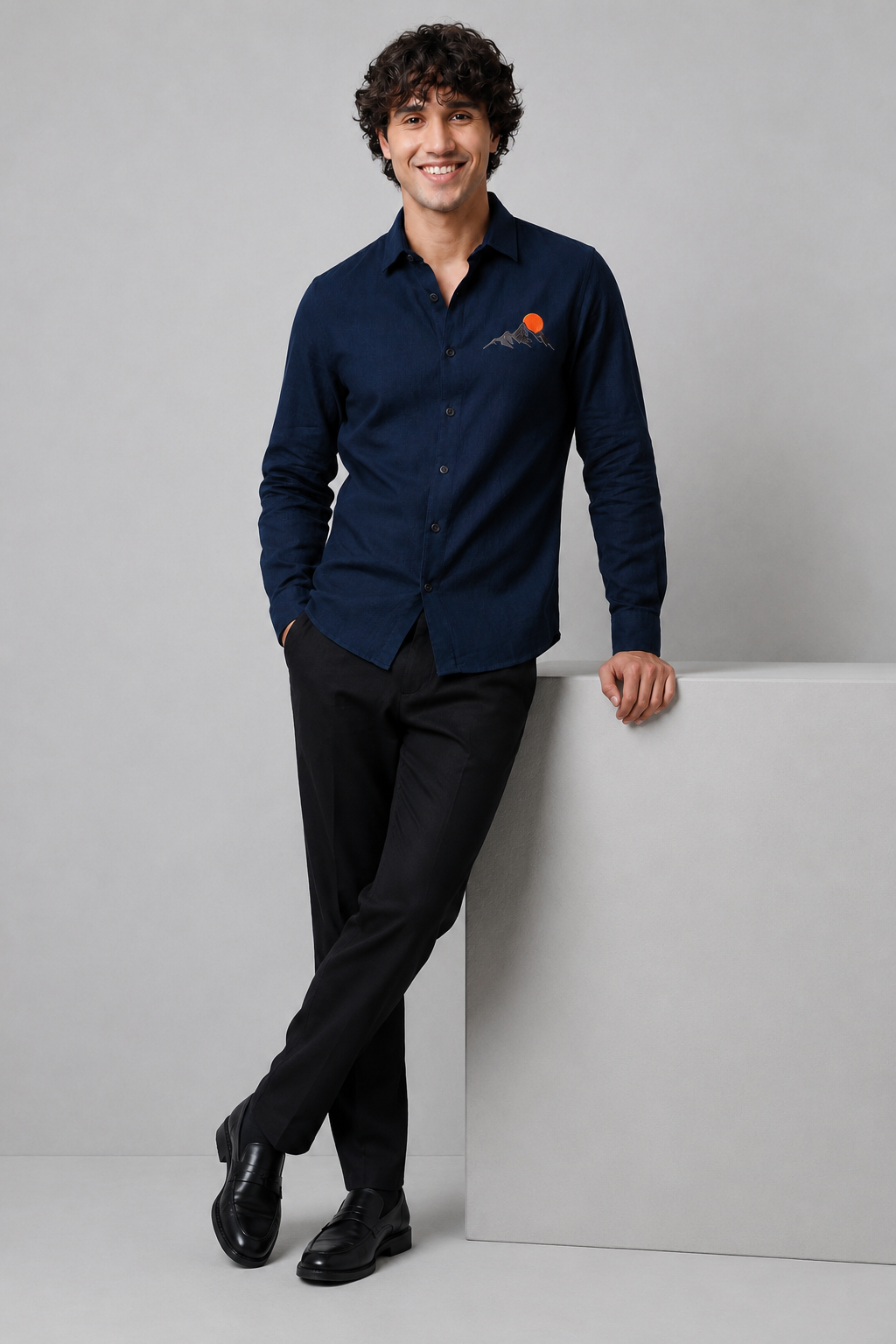 Mountain Sunset Full Sleeve Casual Shirt