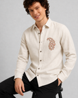 Paisley Floral Full Sleeve Casual Shirt