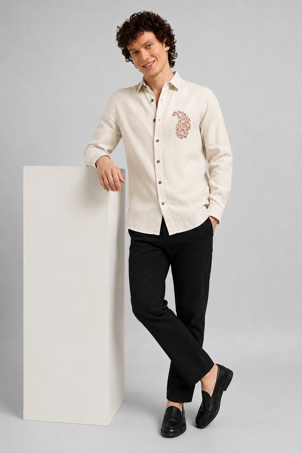 Paisley Floral Full Sleeve Casual Shirt