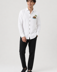 Tropical Beach Hut Full Sleeve Casual Shirt