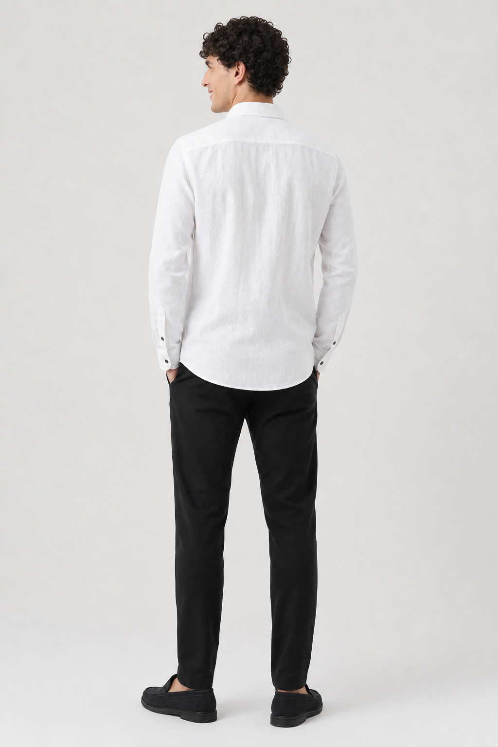 Tropical Beach Hut Full Sleeve Casual Shirt