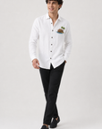 Tropical Beach Hut Full Sleeve Casual Shirt