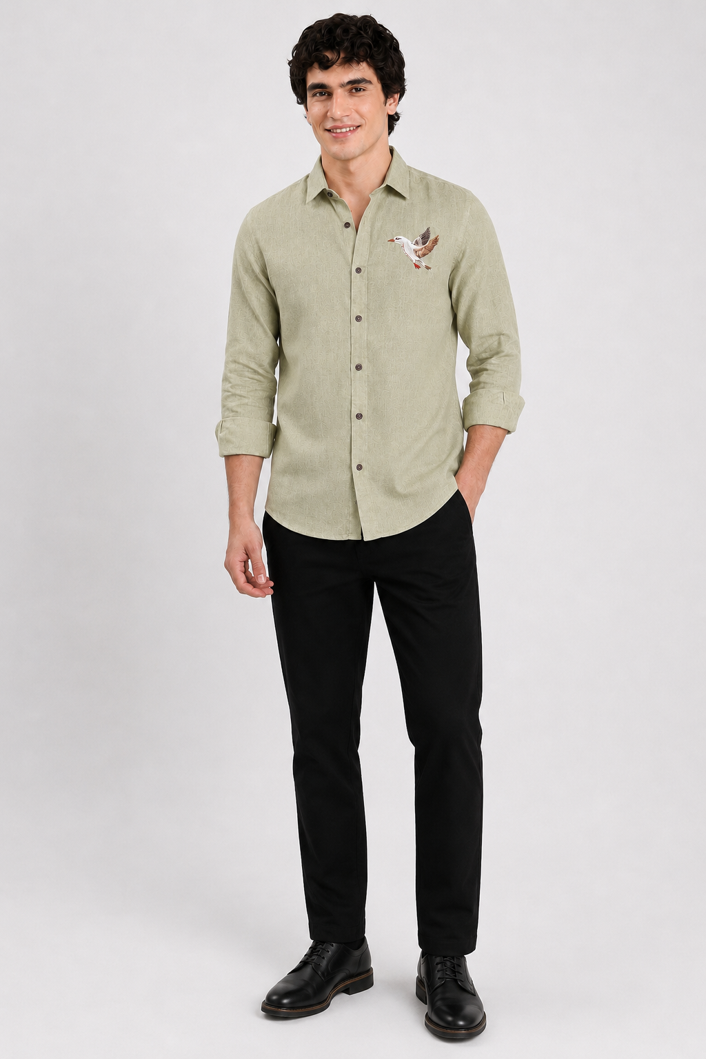 Flying Seagull Full Sleeve Casual Shirt