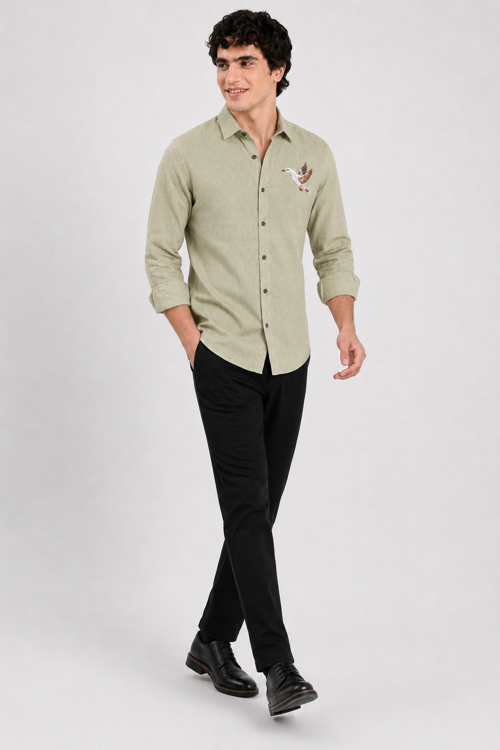 Flying Seagull Full Sleeve Casual Shirt