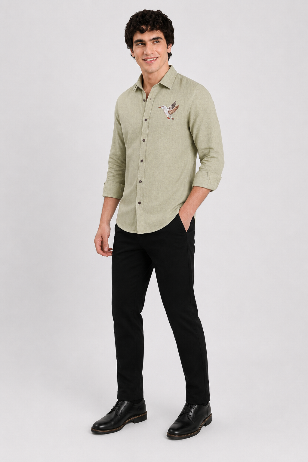 Flying Seagull Full Sleeve Casual Shirt