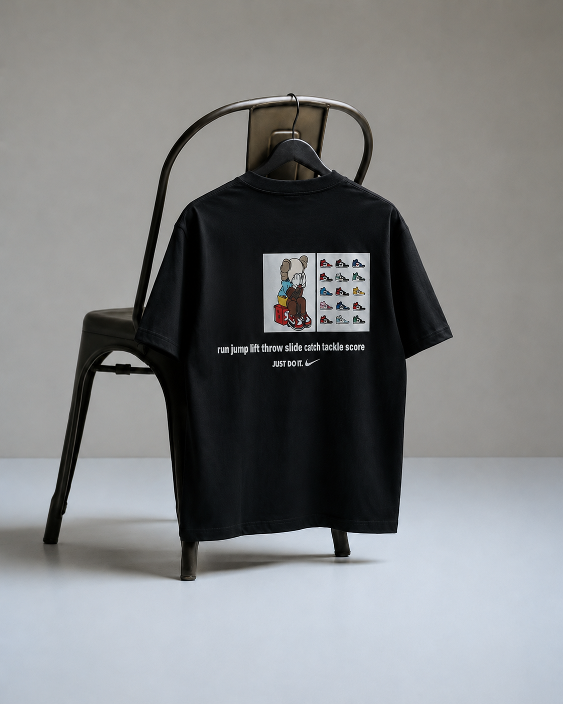 220 GSM Premium Cotton T-Shirt  black