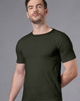 Round Neck T-Shirt Olive