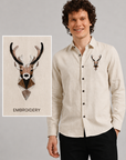 Deer Head Full Sleeve Casual Shirt