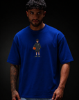 220 GSM Premium Cotton T-Shirt  blue