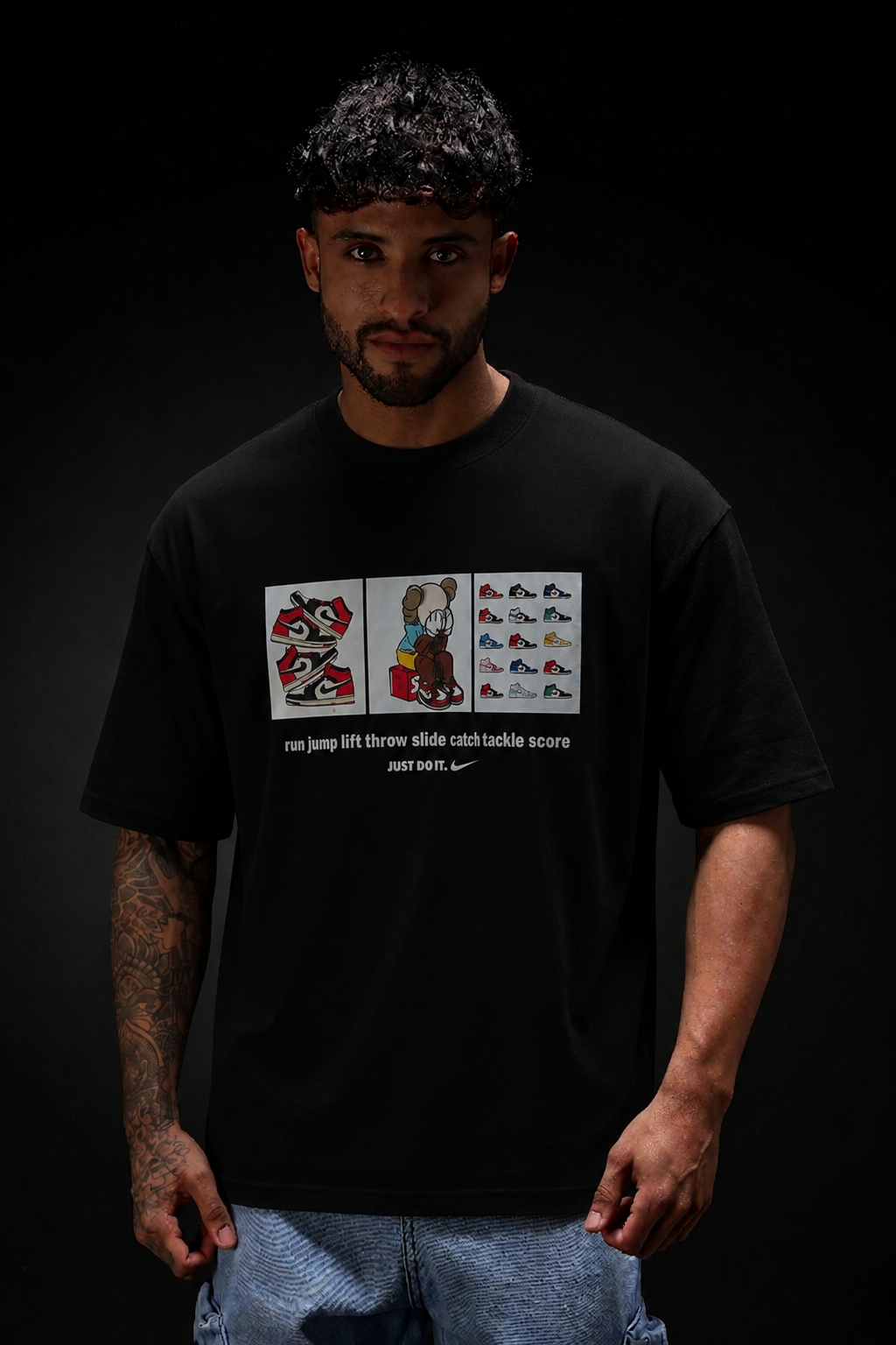 220 GSM Premium Cotton T-Shirt  black
