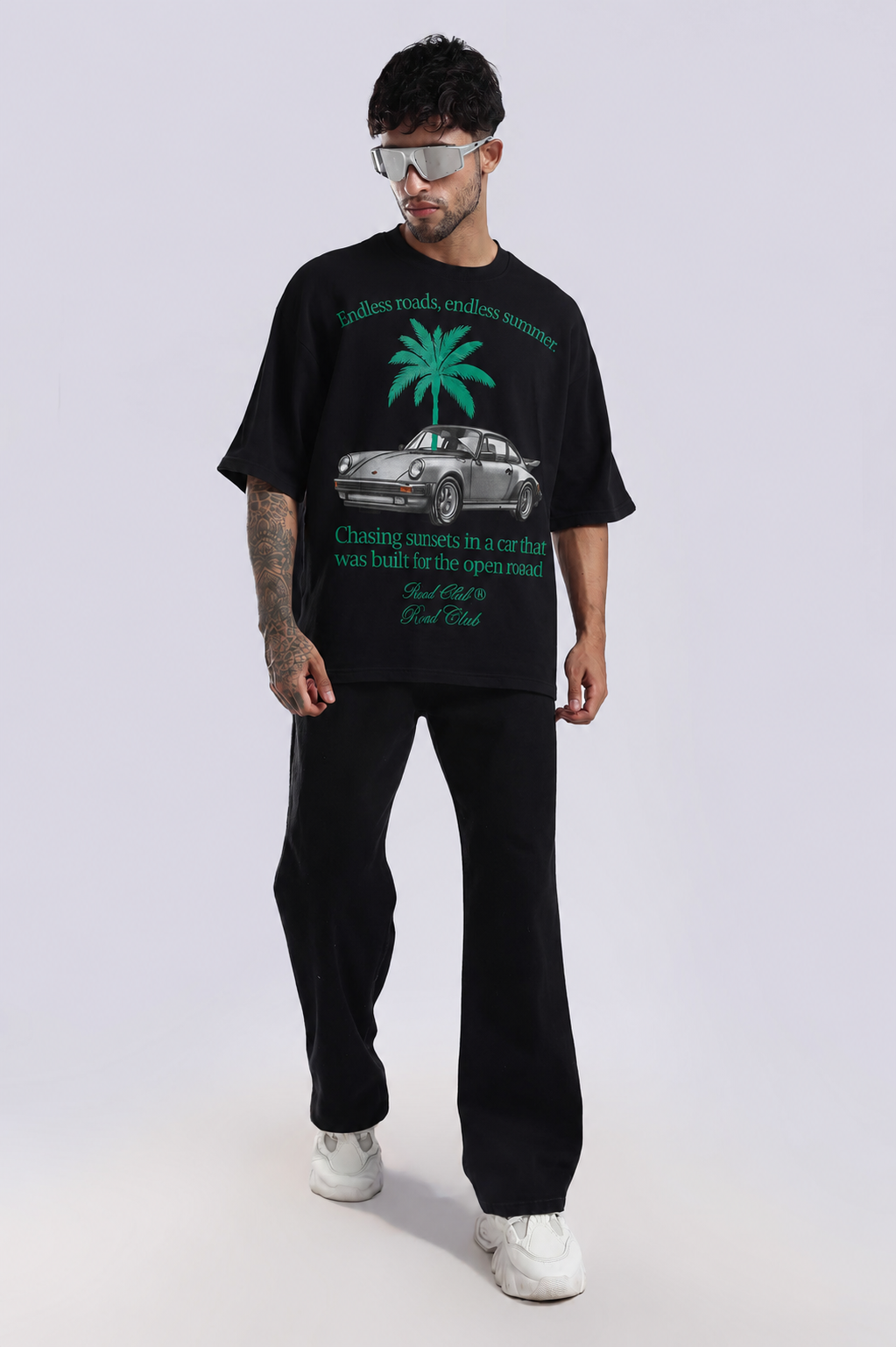 220 GSM Premium Cotton T-Shirt  black
