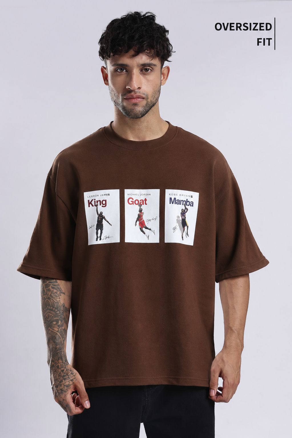 220 GSM Premium Cotton T-Shirt brown